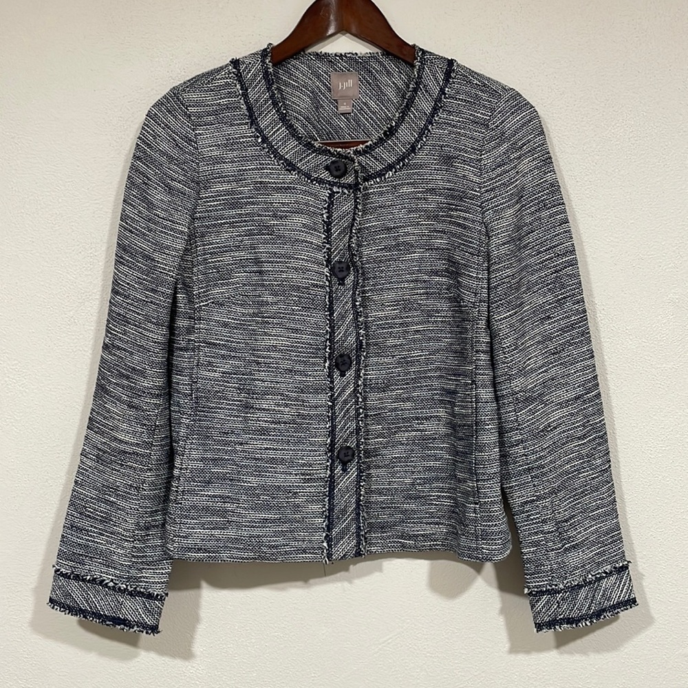 J Jill Button Up Blazer